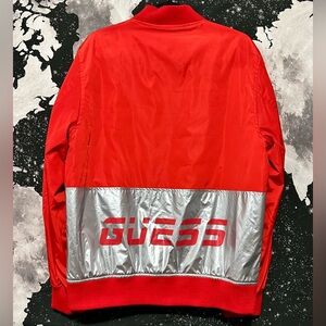Guess Reflective Logo Flight jacket